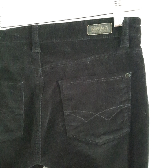 BUFFALO Black Corduroy jeans Mid rise slim new condition size 6/30 stret… - Picture 5 of 12